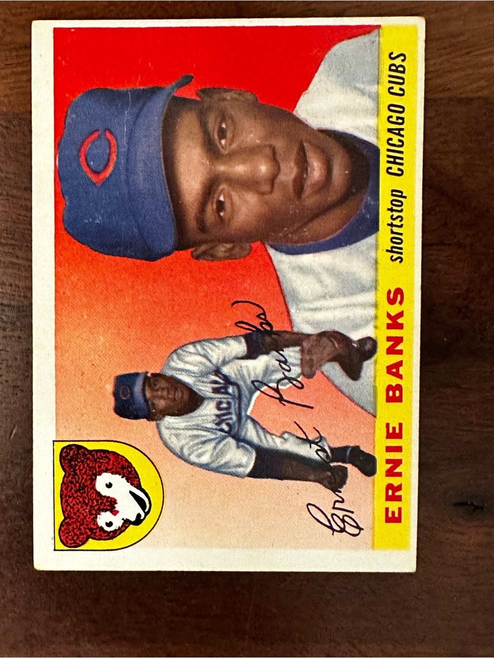1955 Topps Ernie Banks -#28